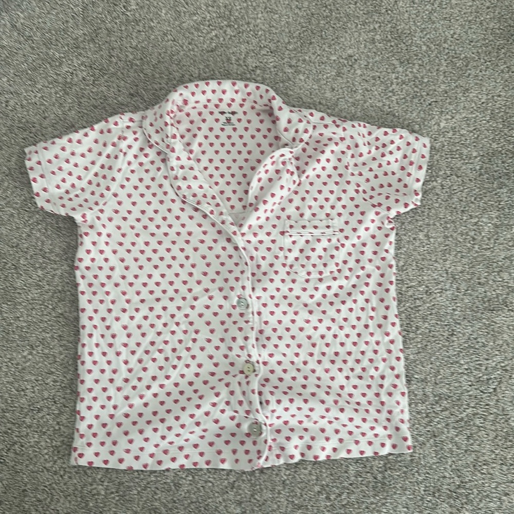 Pink heart Roller Rabbit Pj Top